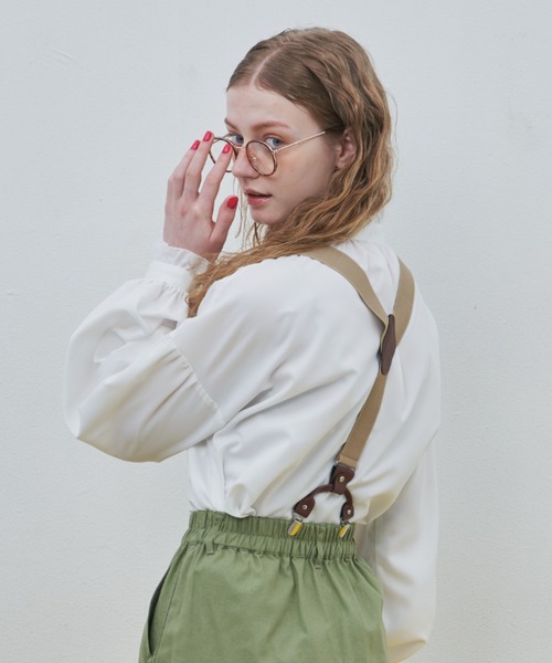 MERLOT(メルロー)の「フリルリボンブラウス(シャツ/ブラウス・レディース・ホワイト/ブラック・FREE)」の7枚目の写真