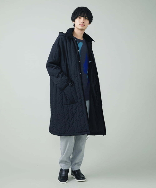 a.v.v(アーヴェヴェ)の「ペインター柄ワイドシルエットクルーニット(ニット/セーター・メンズ・ブラウン/チャコールグレー・48/50/46)」の3枚目の写真