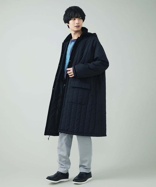 a.v.v(アーヴェヴェ)の「ペインター柄ワイドシルエットクルーニット(ニット/セーター・メンズ・ブラウン/チャコールグレー・48/50/46)」の5枚目の写真