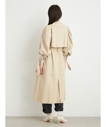 新品♡リリーブラウン タックトレンチコート ベージュ 定価25960円 サイズF 新品♡リリーブラウン タックトレンチコート ベージュ 定価25960