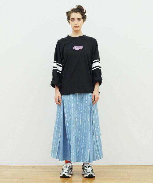 FRAPBOIS(フラボア)の「ラッセルT(Tシャツ/カットソー・レディース・ブラック/ホワイト・1/2)」の19枚目の写真