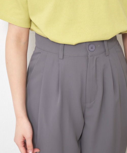 VANNIE U（ヴァニーユー）の「ストレートカラースラックス【Sサイズ展開有】（スラックス・レディース・アイボリー/ライトグレー/ライトグリーン・FREE/SMALL）」の10枚目の写真