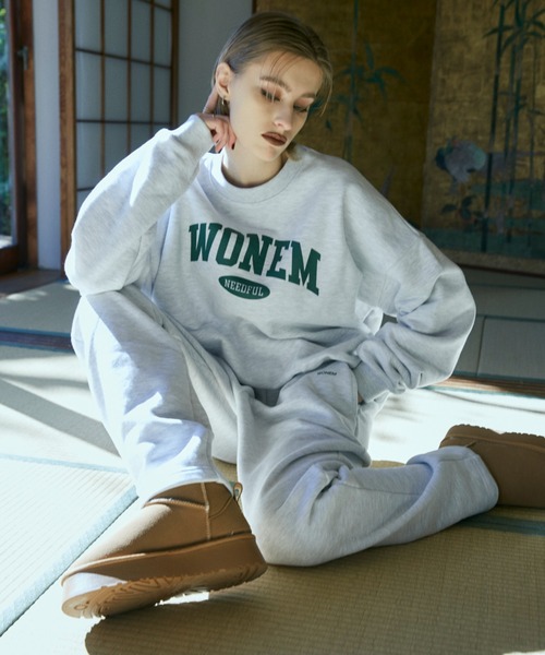 WONEM（ウォンエム）の「カレッジロゴスウェット（スウェット）」 - WEAR