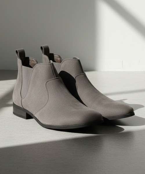 LASSU&FRISS（ラスアンドフリス）の「LASSU&FRISS / スクエアトゥドレスブーツ（ブーツ・メンズ・ブラック系1/ブラック系2/ブラウン系1/ブラウン系2/ブラウン系4/ブラック系3/ブラウン系3/ブラック系4/ネイビー/グレー・41/42/44/43/40）」の5枚目の写真