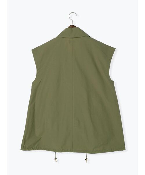 Te chichi（テチチ）の「ミドル丈トレンチジレベスト（ベスト・レディース・オフホワイト/カーキ・ﾌﾘ-）」の21枚目の写真