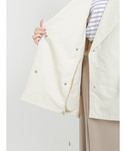 Te chichi（テチチ）の「ミドル丈トレンチジレベスト（ベスト・レディース・オフホワイト/カーキ・ﾌﾘ-）」の13枚目の写真