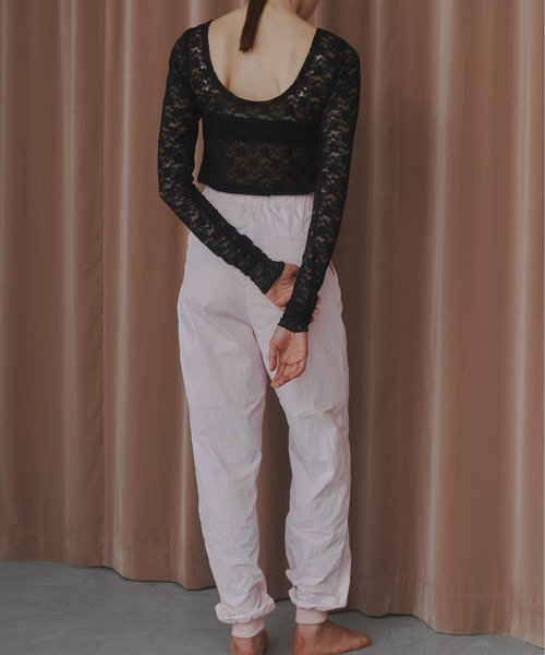 INSIIS（インシス）の「ナイロンジョガーパンツ（その他パンツ・レディース・ピンク/アイボリー/ブラック・フリー/S）」の11枚目の写真