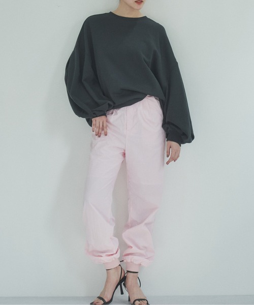 INSIIS（インシス）の「ナイロンジョガーパンツ（その他パンツ・レディース・ピンク/アイボリー/ブラック・フリー/S）」の19枚目の写真