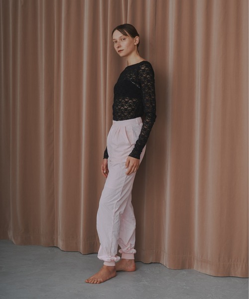 INSIIS（インシス）の「ナイロンジョガーパンツ（その他パンツ・レディース・ピンク/アイボリー/ブラック・フリー/S）」の14枚目の写真