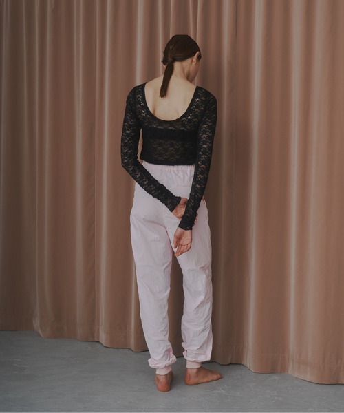 INSIIS（インシス）の「ナイロンジョガーパンツ（その他パンツ・レディース・ピンク/アイボリー/ブラック・フリー/S）」の15枚目の写真