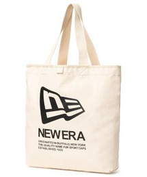 NEW ERA/ニューエラ トートバック ライトトートバッグ 14L フラッグロゴ アイボリー × ブラック 13518021