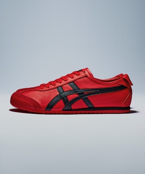 Onitsuka Tiger(オニツカタイガー)の「MEXICO 66 / メキシコ 66(スニーカー・レディース・ブラック×ブラック/グリーン系/ホワイト×ブルー/アイボリー/ベージュ/ブラック×ホワイト/イエロー/ホワイト×ホワイト/ホワイト系/ブラック系その他/ブラック系/ベージュ系その他/ブラウン系その他/ピンク系その他/ホワイト系1/レッド系・23.5/24/24.5/25/25.5/26/26.5/27/27.5/28/23/22.5/28.5/29/30/31)」の16枚目の写真
