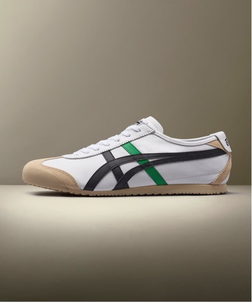 Onitsuka Tiger(オニツカタイガー)の「MEXICO 66 / メキシコ 66(スニーカー・レディース・ブラック×ブラック/グリーン系/ホワイト×ブルー/アイボリー/ベージュ/ブラック×ホワイト/イエロー/ホワイト×ホワイト/ホワイト系/ブラック系その他/ブラック系/ベージュ系その他/ブラウン系その他/ピンク系その他/ホワイト系1/レッド系/レッド系その他/ホワイト系その他3/ホワイト系その他2・23.5/24/24.5/25/25.5/26/26.5/27/27.5/28/23/22.5/28.5/29/30/31)」の6枚目の写真