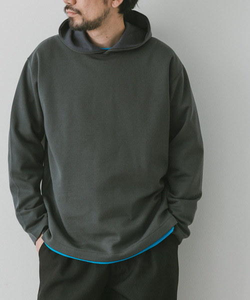 URBAN RESEARCH DOORS（アーバンリサーチドアーズ）の「『抗菌/防臭』ダブルフェイスフーディー（パーカー・メンズ・イエロー/グリーン系その他/オフホワイト・MEDIUM/LARGE）」の17枚目の写真