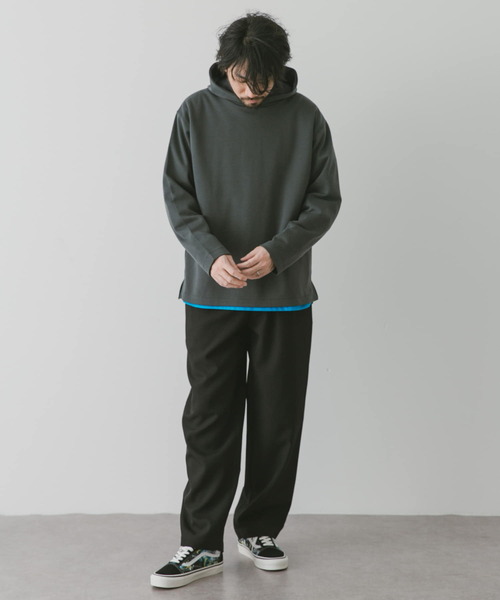 URBAN RESEARCH DOORS（アーバンリサーチドアーズ）の「『抗菌/防臭』ダブルフェイスフーディー（パーカー・メンズ・イエロー/グリーン系その他/オフホワイト・MEDIUM/LARGE）」の12枚目の写真