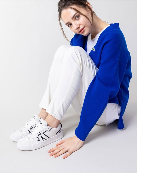 LACOSTE(ラコステ)の「レディース L001 123 8 SFA(スニーカー・レディース・ホワイト×ブラック・23.0cm/22.5cm/23.5cm/24.0cm/24.5cm)」の6枚目の写真