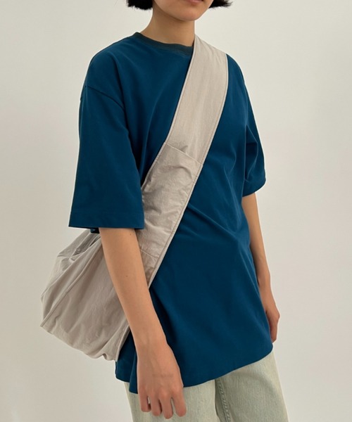 seya.（セヤ）の「ZERO BAG/PAPERY COTTON MIX（ショルダーバッグ・レディース・ブラック系その他/ベージュ系その他2・F）」の9枚目の写真