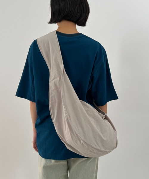 seya.（セヤ）の「ZERO BAG/PAPERY COTTON MIX（ショルダーバッグ・レディース・ブラック系その他/ベージュ系その他2・F）」の10枚目の写真