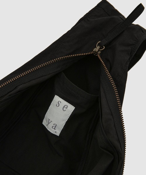 seya.（セヤ）の「ZERO BAG/PAPERY COTTON MIX（ショルダーバッグ・レディース・ブラック系その他/ベージュ系その他2・F）」の8枚目の写真