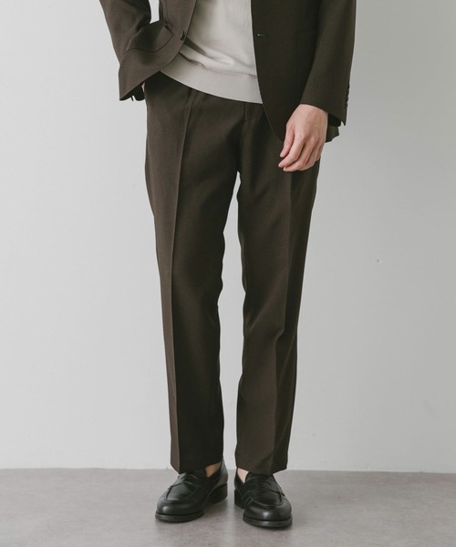 URBAN RESEARCH DOORS(アーバンリサーチドアーズ)の「『イージーケア』LIFE STYLE TAILOR 2WAYストレッチトロピカルパンツ(スーツパンツ・メンズ・ブラウン/ネイビー・48/50/44/46)」の12枚目の写真