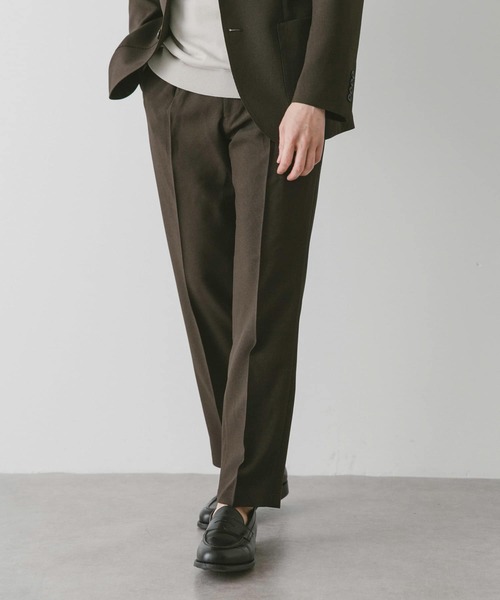 URBAN RESEARCH DOORS(アーバンリサーチドアーズ)の「『イージーケア』LIFE STYLE TAILOR 2WAYストレッチトロピカルパンツ(スーツパンツ・メンズ・ブラウン/ネイビー・48/50/44/46)」の13枚目の写真