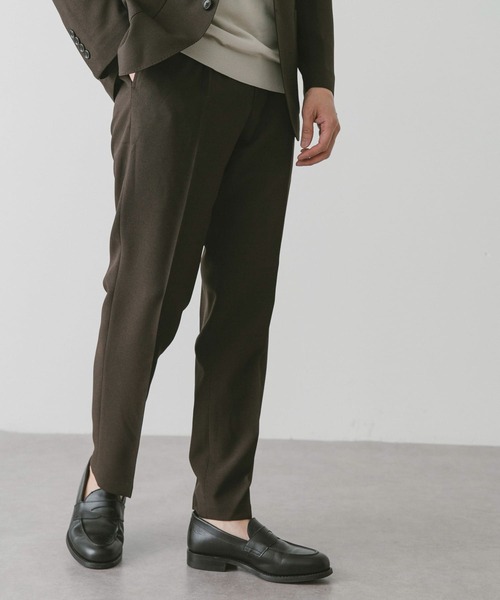 URBAN RESEARCH DOORS(アーバンリサーチドアーズ)の「『イージーケア』LIFE STYLE TAILOR 2WAYストレッチトロピカルパンツ(スーツパンツ・メンズ・ブラウン/ネイビー・48/50/44/46)」の14枚目の写真