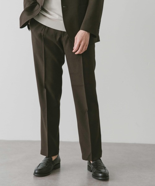 URBAN RESEARCH DOORS(アーバンリサーチドアーズ)の「『イージーケア』LIFE STYLE TAILOR 2WAYストレッチトロピカルパンツ(スーツパンツ・メンズ・ブラウン/ネイビー・48/50/44/46)」の15枚目の写真
