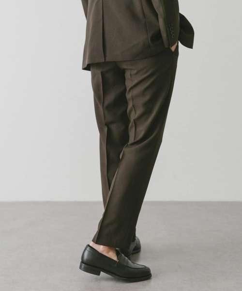 URBAN RESEARCH DOORS(アーバンリサーチドアーズ)の「『イージーケア』LIFE STYLE TAILOR 2WAYストレッチトロピカルパンツ(スーツパンツ・メンズ・ブラウン/ネイビー・48/50/44/46)」の16枚目の写真