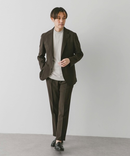URBAN RESEARCH DOORS(アーバンリサーチドアーズ)の「『イージーケア』LIFE STYLE TAILOR 2WAYストレッチトロピカルパンツ(スーツパンツ・メンズ・ブラウン/ネイビー・48/50/44/46)」の18枚目の写真
