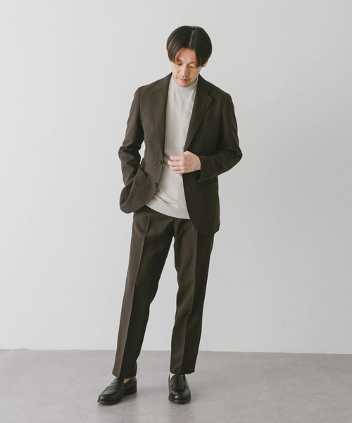 URBAN RESEARCH DOORS(アーバンリサーチドアーズ)の「『イージーケア』LIFE STYLE TAILOR 2WAYストレッチトロピカルパンツ(スーツパンツ・メンズ・ブラウン/ネイビー・48/50/44/46)」の19枚目の写真