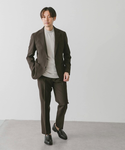 URBAN RESEARCH DOORS(アーバンリサーチドアーズ)の「『イージーケア』LIFE STYLE TAILOR 2WAYストレッチトロピカルパンツ(スーツパンツ・メンズ・ブラウン/ネイビー・48/50/44/46)」の20枚目の写真