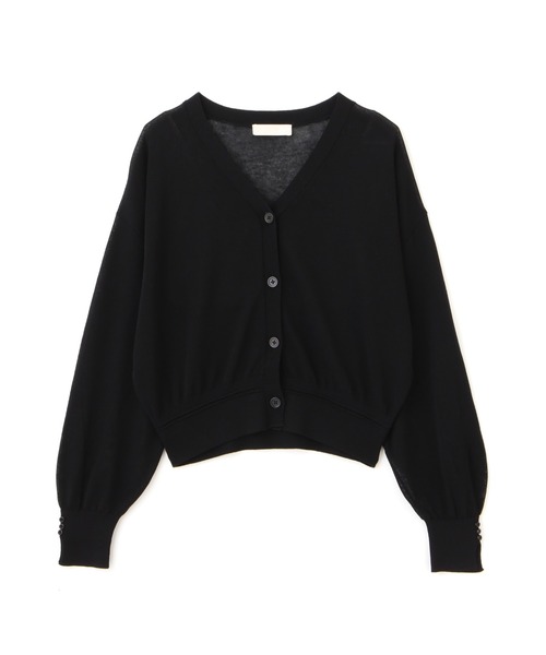 FREE'S MART(フリーズマート)の「【ピンクカラーWEB限定】◆シアー短丈カーディガン(カーディガン/ボレロ・レディース・ブラック/ホワイト/パープル/ピンク/オレンジ・FREE)」の3枚目の写真