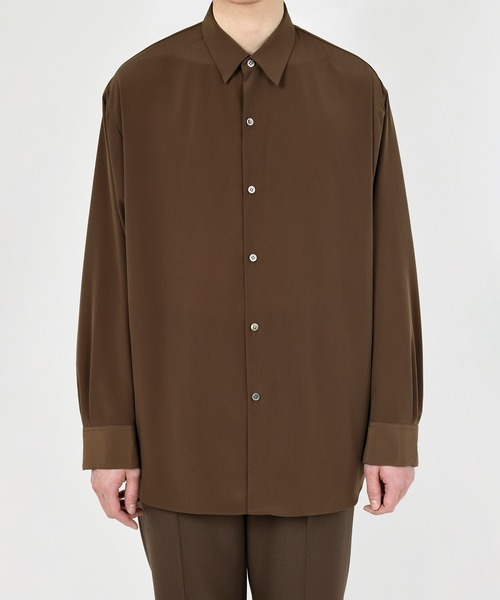 LAD MUSICIAN(ラッドミュージシャン)の「BIG SHIRT(シャツ/ブラウス・メンズ・ブラウン/ブラック/アイボリー・42/44/46)」の9枚目の写真
