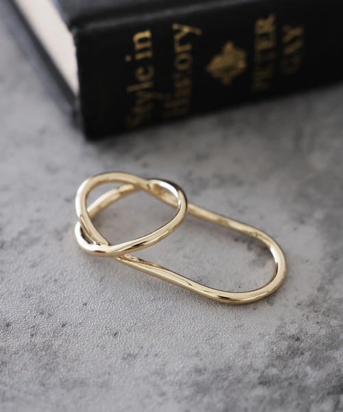LEPSIM（レプシィム）の「ダブルリング　191119（リング・レディース・ゴールド/シルバー・ONE SIZE）」の2枚目の写真
