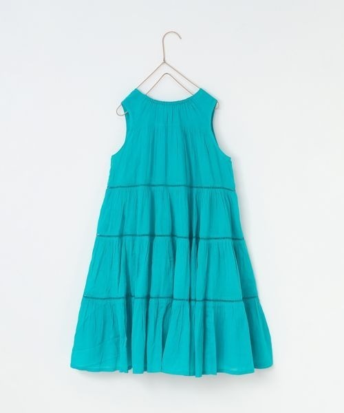 LOWRYS FARM（ローリーズファーム）の「ボイルティアードノースリーブワンピース　187057（ワンピース・キッズ・パープル/ピンク/イエロー/グリーン・110cm/120cm/130cm/140cm/150cm）」の14枚目の写真