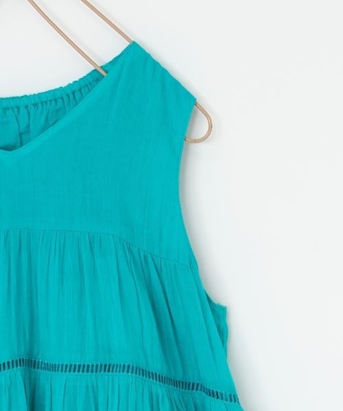 LOWRYS FARM（ローリーズファーム）の「ボイルティアードノースリーブワンピース　187057（ワンピース・キッズ・パープル/ピンク/イエロー/グリーン・110cm/120cm/130cm/140cm/150cm）」の16枚目の写真