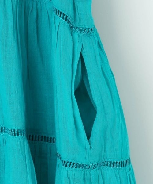 LOWRYS FARM（ローリーズファーム）の「ボイルティアードノースリーブワンピース　187057（ワンピース・キッズ・パープル/ピンク/イエロー/グリーン・110cm/120cm/130cm/140cm/150cm）」の17枚目の写真