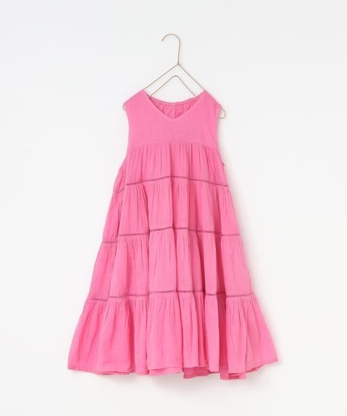 LOWRYS FARM（ローリーズファーム）の「ボイルティアードノースリーブワンピース　187057（ワンピース・キッズ・パープル/ピンク/イエロー/グリーン・110cm/120cm/130cm/140cm/150cm）」の21枚目の写真