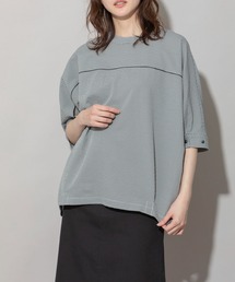 Munich | ギンガムチェックサッカークルーネックシャツ(シャツ/ブラウス)