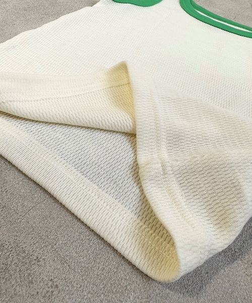 BIG FIELD(ビッグフィールド)の「【吸水速乾】サーマルメッシュムジタンクトップ(80~130cm)(タンクトップ・キッズ・ラベンダー/オフホワイト/ベージュ/ライトブルー・80/90/95/100/110/120/130)」の6枚目の写真