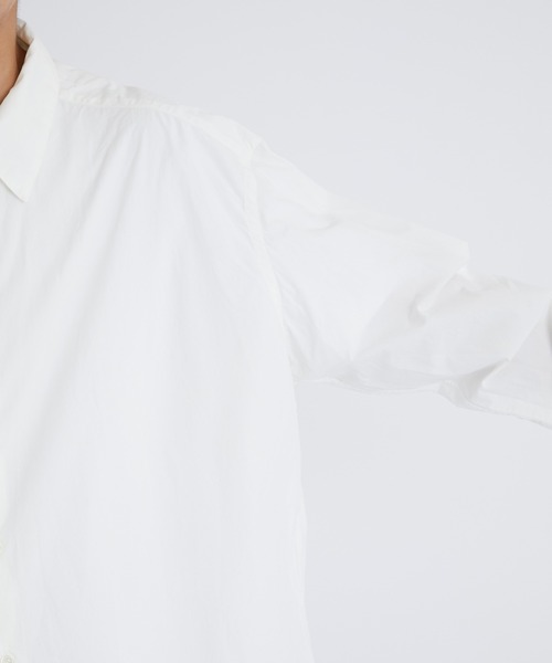 LES SIX レシス ノーカラージャケット M ホワイト LES SIX / レシス】Slip Off Shirt（シャツ/ブラウス）｜Les Six