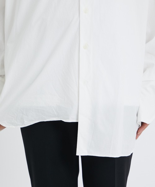 Les Six(レ・シス)の「【LES SIX / レシス】Slip Off Shirt(シャツ/ブラウス・メンズ・ブルー/ホワイト・SMALL/MEDIUM)」の8枚目の写真