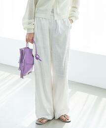 coen（コーエン）の「ジャカードサテンパンツ（その他パンツ）」