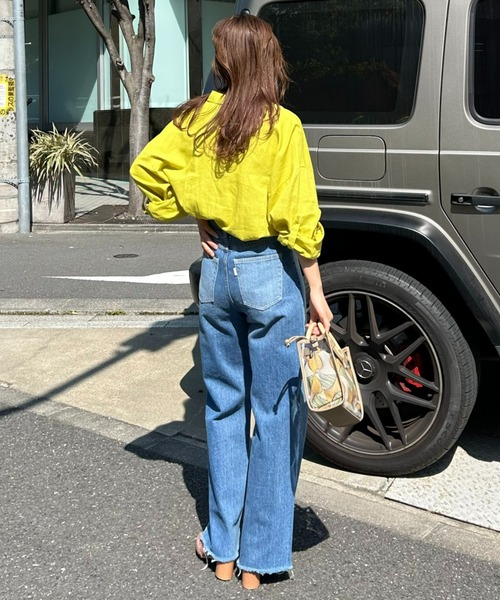 RODEO CROWNS WIDE BOWL（ロデオクラウンズワイドボウル）の「patchwork ストレートデニム（デニムパンツ・レディース・ブルー・MEDIUM/X-SMALL/SMALL）」の22枚目の写真