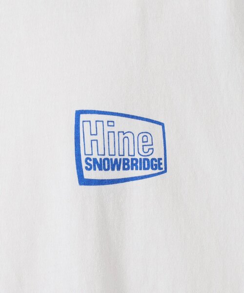 JOURNAL STANDARD relume（ジャーナルスタンダード　レリューム）の「【HINE SNOWBRIDGE / ハイン スノウブリッジ】別注 プリントT（Tシャツ/カットソー・メンズ・ホワイト×ホワイト/ホワイト/ホワイト系その他/グリーン/パープル/イエロー・MEDIUM/LARGE）」の10枚目の写真