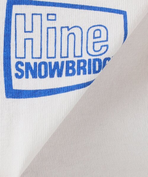 JOURNAL STANDARD relume（ジャーナルスタンダード　レリューム）の「【HINE SNOWBRIDGE / ハイン スノウブリッジ】別注 プリントT（Tシャツ/カットソー・メンズ・ホワイト×ホワイト/ホワイト/ホワイト系その他/グリーン/パープル/イエロー・MEDIUM/LARGE）」の11枚目の写真