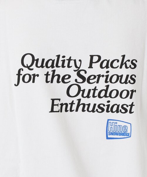 JOURNAL STANDARD relume（ジャーナルスタンダード　レリューム）の「【HINE SNOWBRIDGE / ハイン スノウブリッジ】別注 プリントT（Tシャツ/カットソー・メンズ・ホワイト×ホワイト/ホワイト/ホワイト系その他/グリーン/パープル/イエロー・MEDIUM/LARGE）」の14枚目の写真