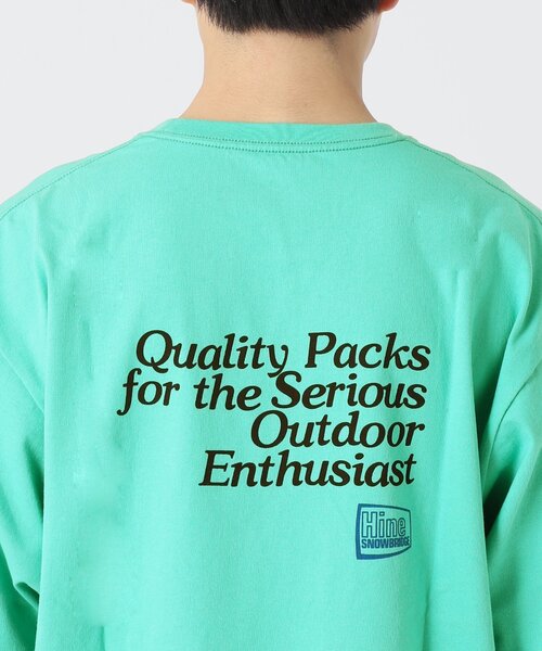 JOURNAL STANDARD relume（ジャーナルスタンダード　レリューム）の「【HINE SNOWBRIDGE / ハイン スノウブリッジ】別注 プリントT（Tシャツ/カットソー・メンズ・ホワイト×ホワイト/ホワイト/ホワイト系その他/グリーン/パープル/イエロー・MEDIUM/LARGE）」の19枚目の写真