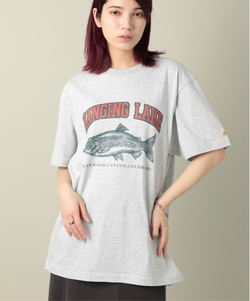 KELTY（ケルティ）の「【KELTY】ヴィンテージグラフィック　フィッシュ　Tシャツ A（Tシャツ/カットソー・メンズ・グレー/ホワイト・M/L）」の2枚目の写真