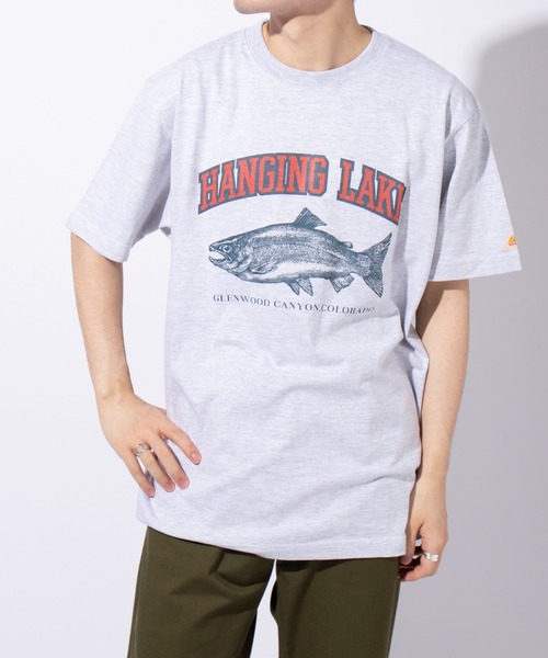 KELTY（ケルティ）の「【KELTY】ヴィンテージグラフィック　フィッシュ　Tシャツ A（Tシャツ/カットソー・メンズ・グレー/ホワイト・M/L）」の9枚目の写真